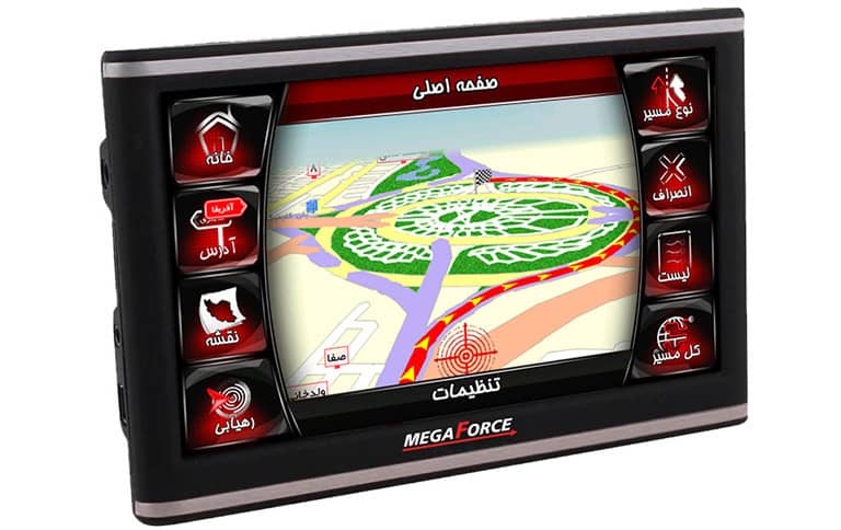 مسیریاب خودرو مگافورس